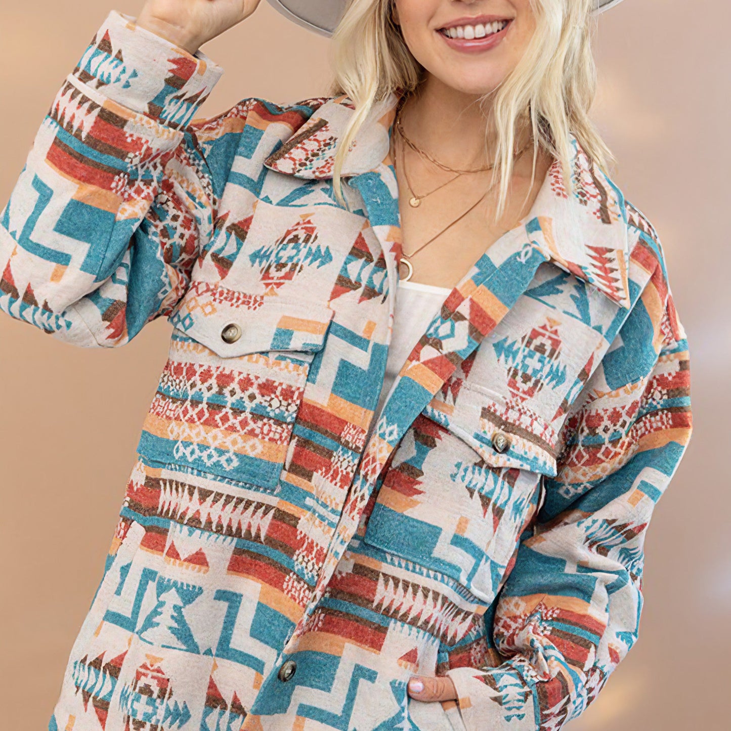 Aztec Western Shacket