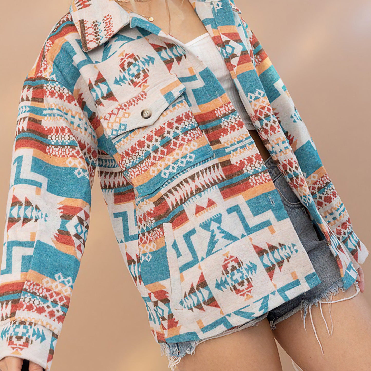 Aztec Western Shacket