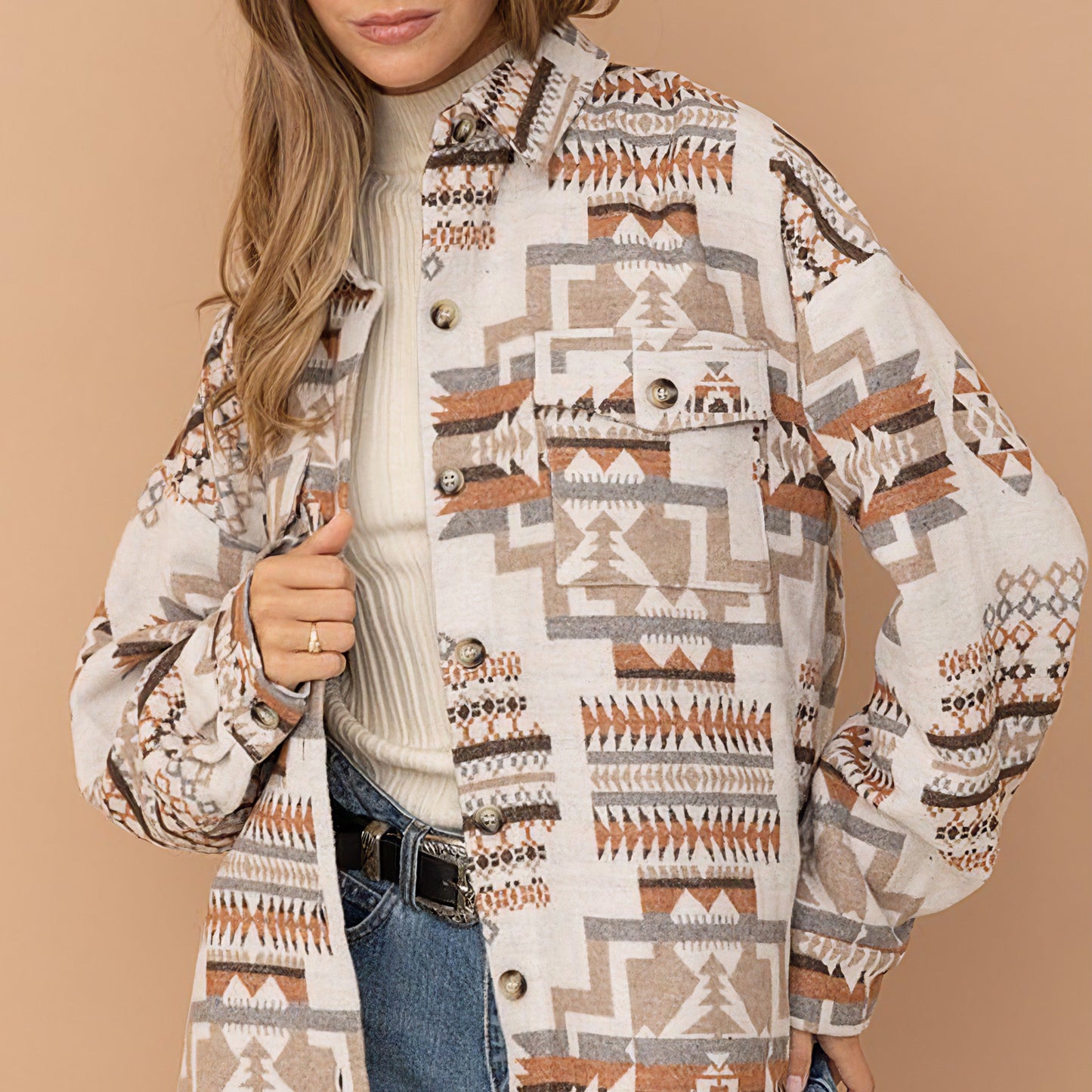 Aztec Western Shacket