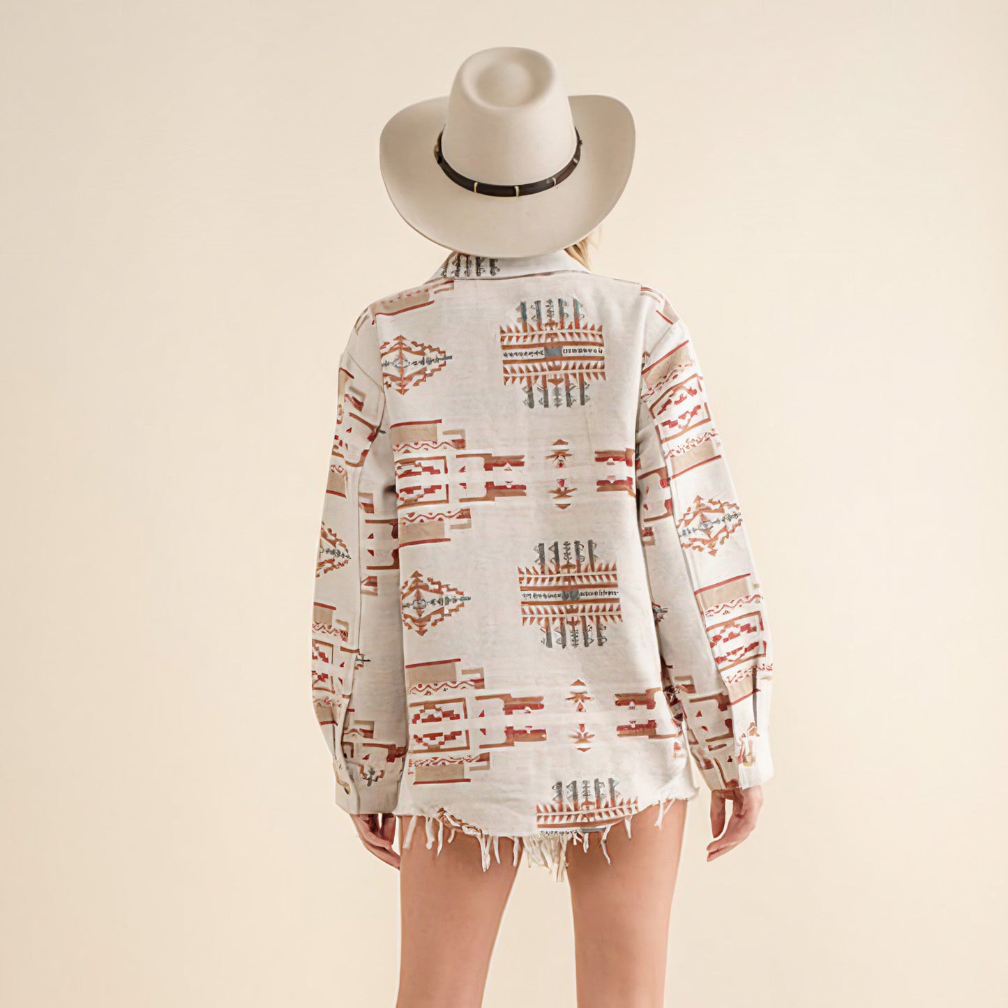Jacquard Aztec Shacket
