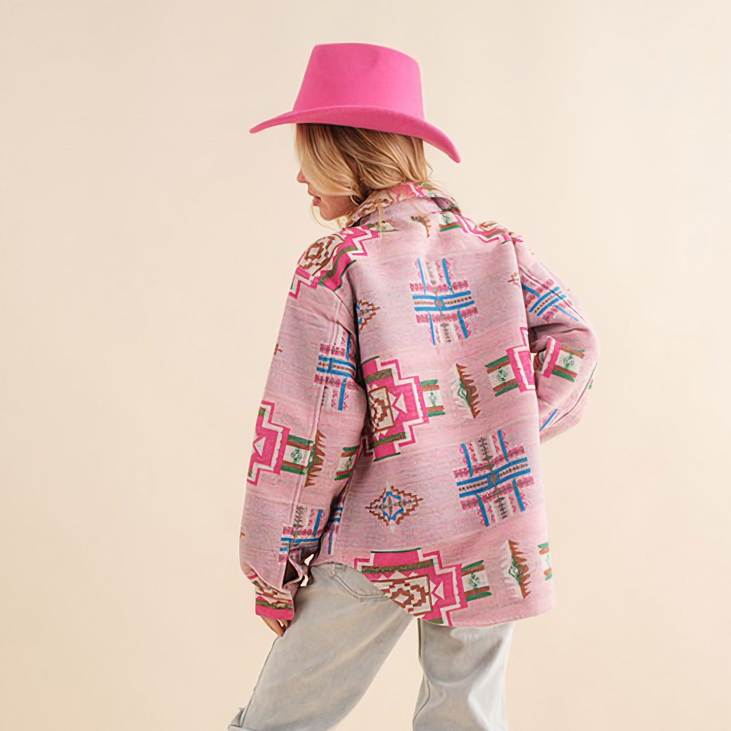 Jacquard Aztec Shacket