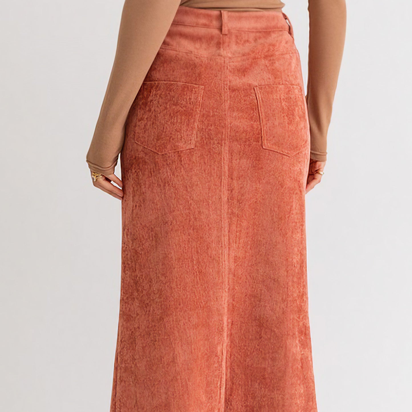 Cord Maxi Skirt