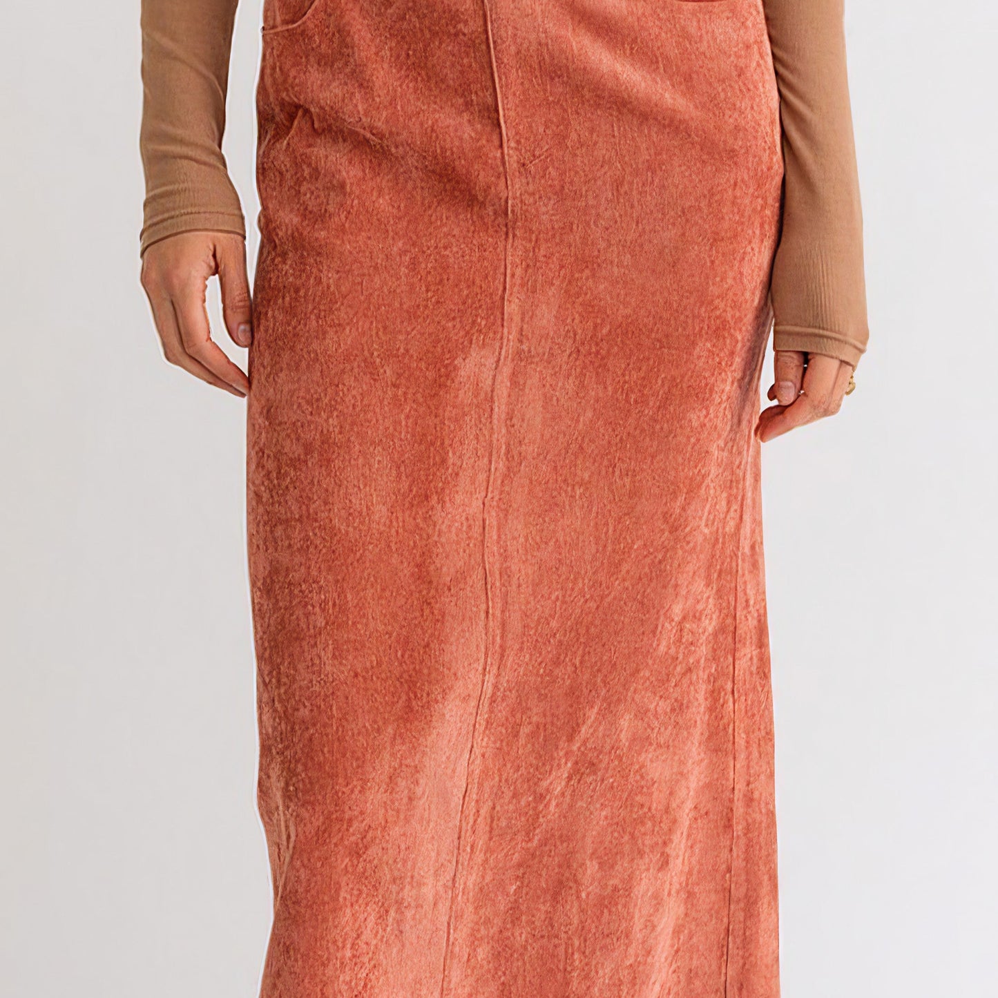 Cord Maxi Skirt