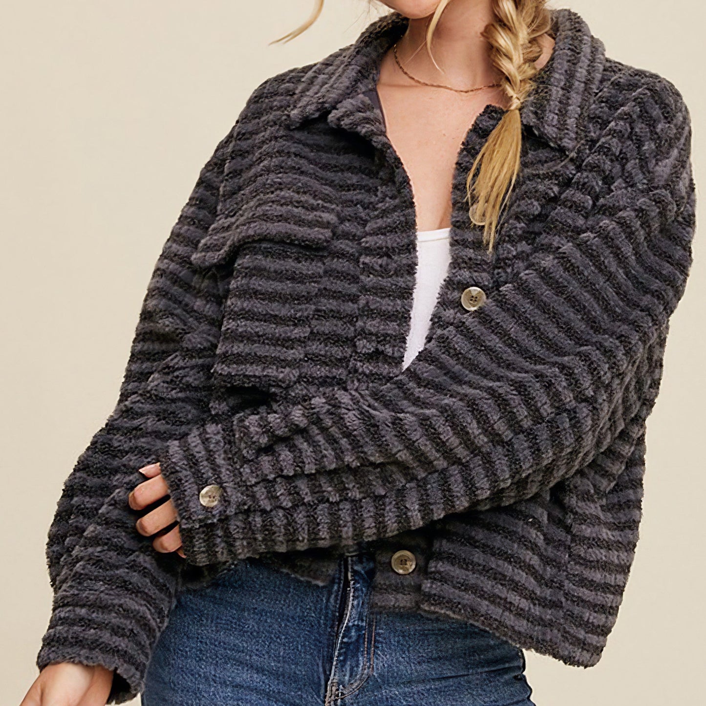 Plaid Fleece Shacket
