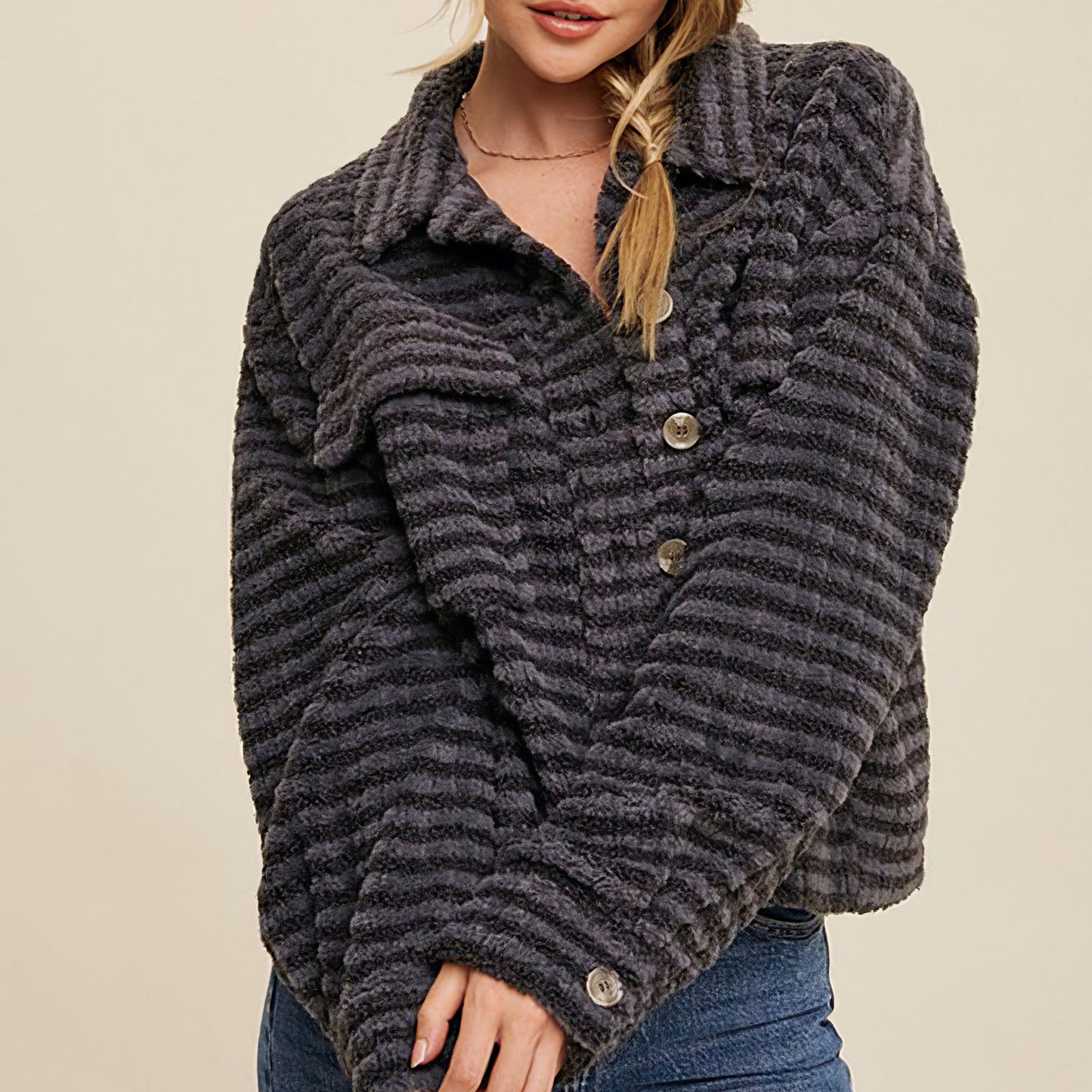 Plaid Fleece Shacket