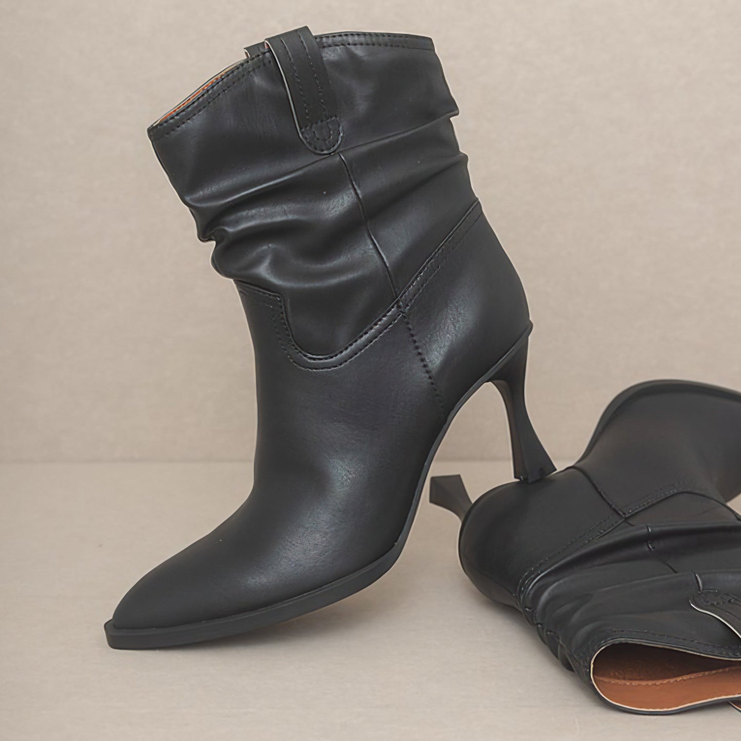 Riga Western Inspired Slouch Boots