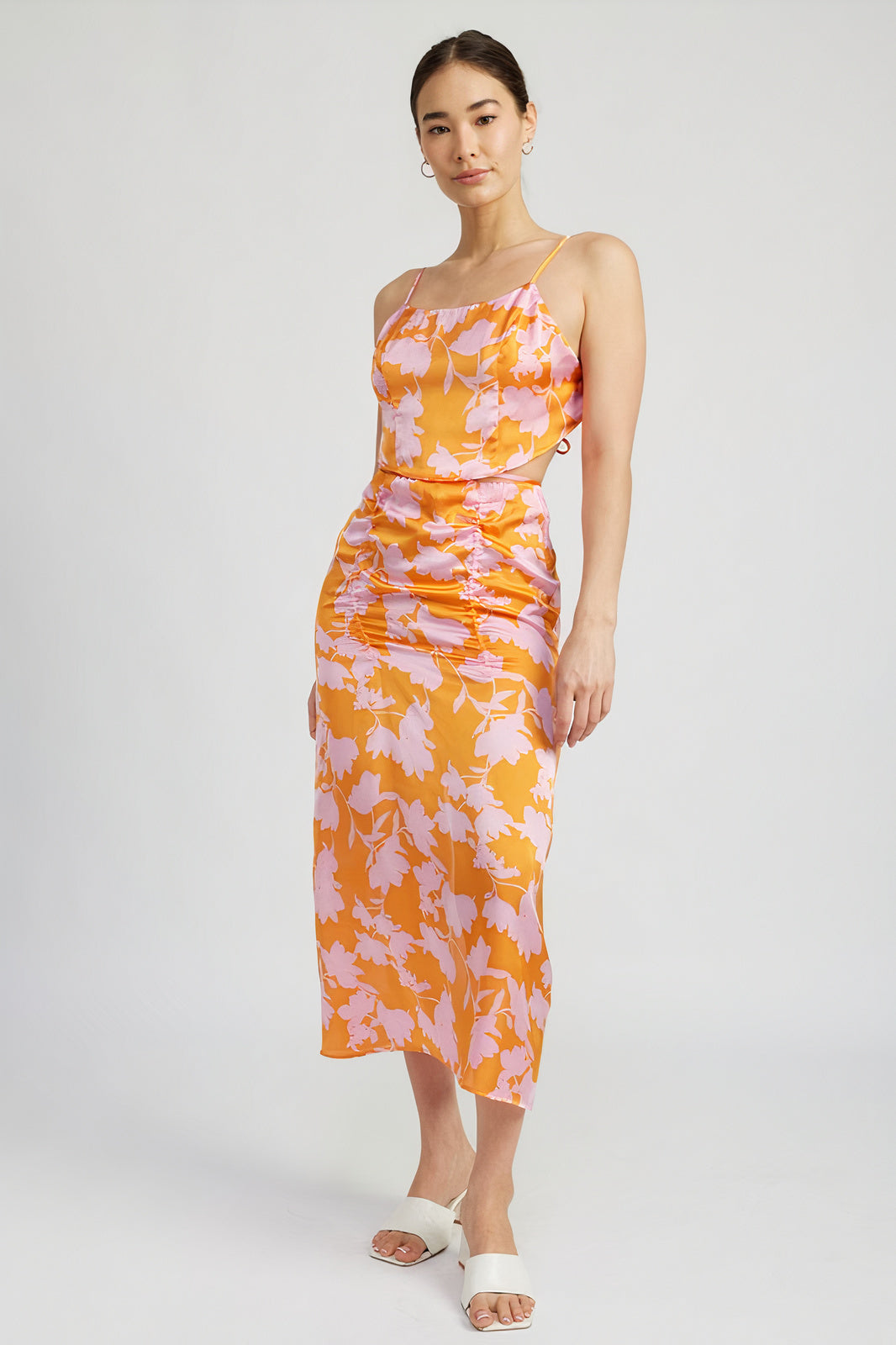 Lena Woven Tie Back Top