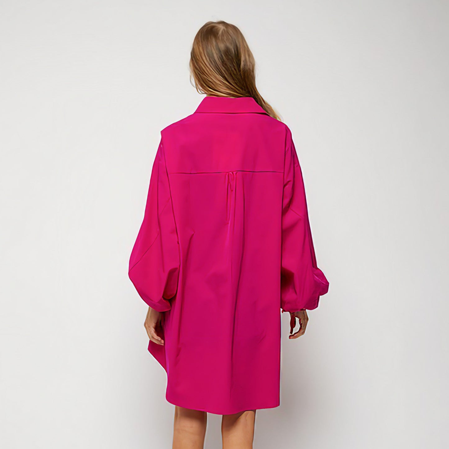 Lia Collared Button Up Shirt Dress