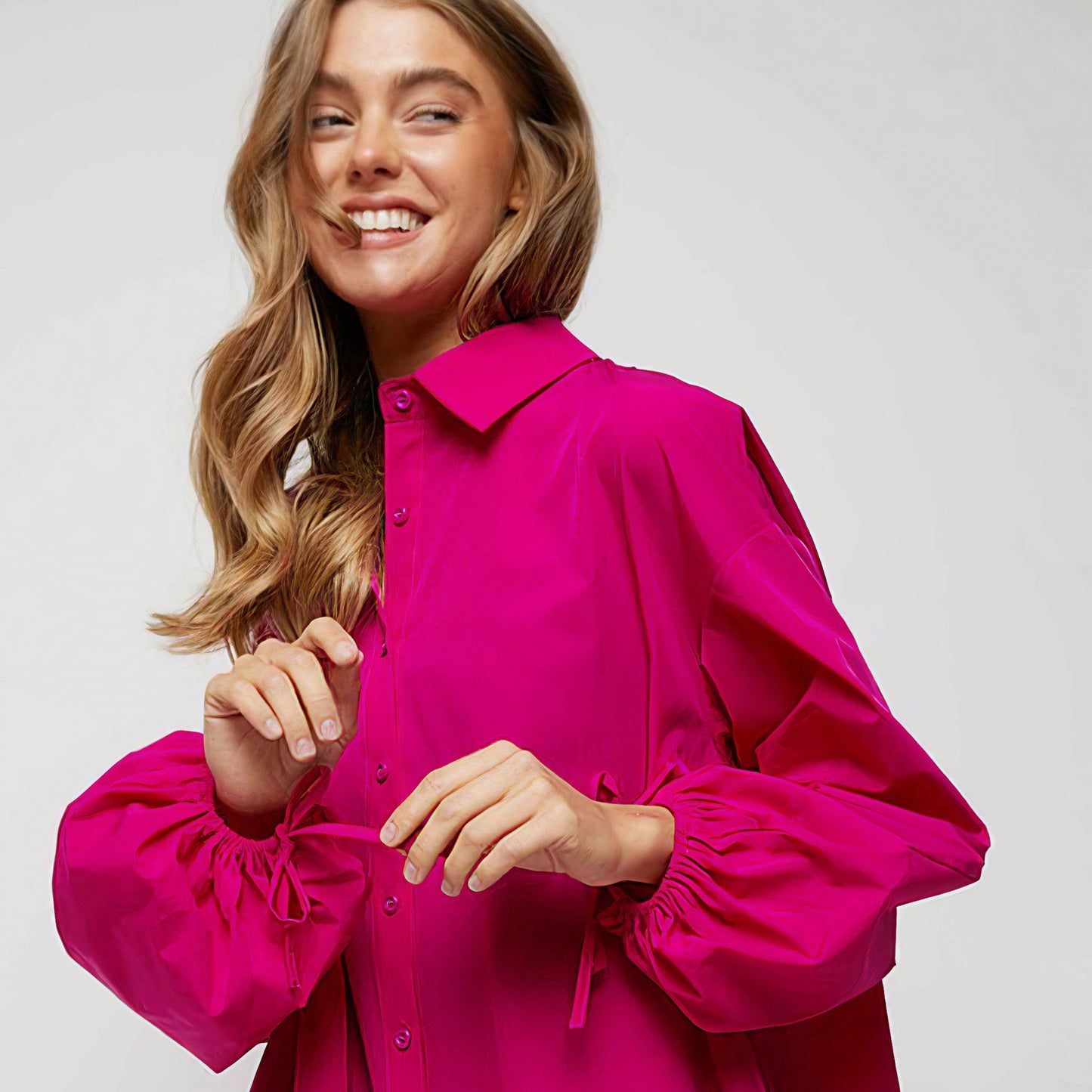 Lia Collared Button Up Shirt Dress