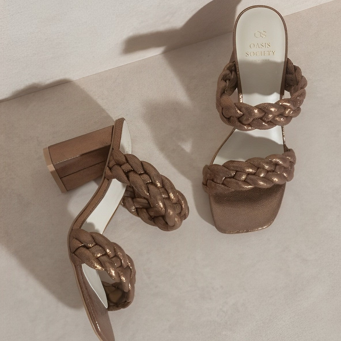 Savannah Metallic Heel
