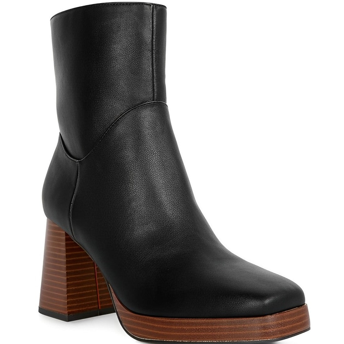 Hazel High Ankle Heel Boots