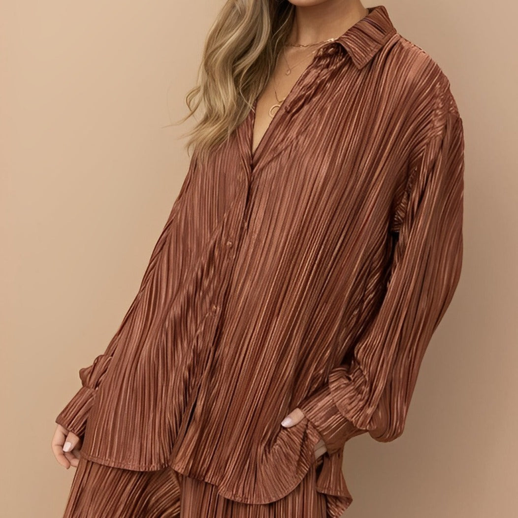 Pleated Pearls Set