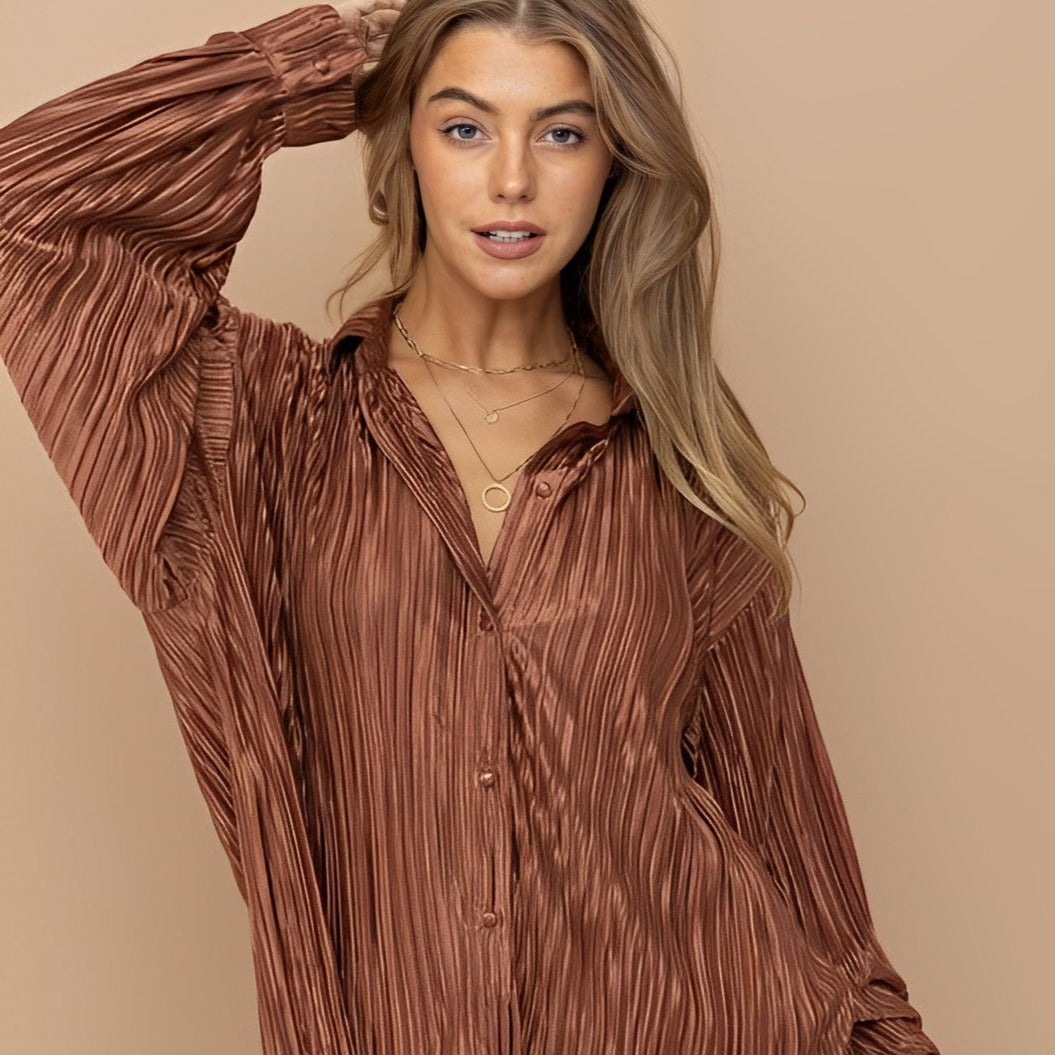 Pleated Pearls Set