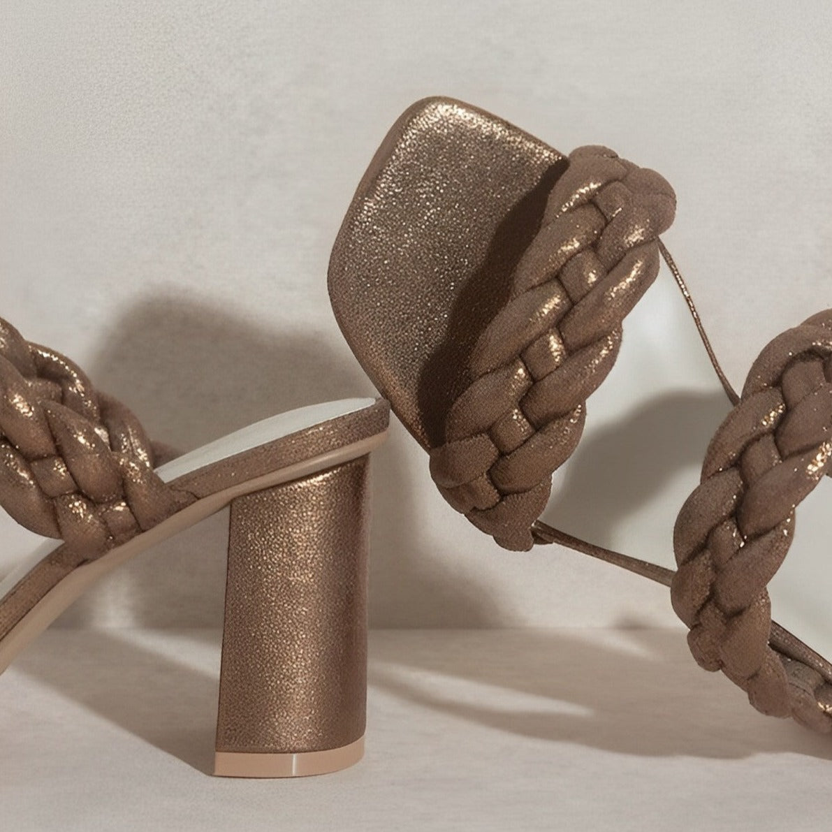 Savannah Metallic Heel