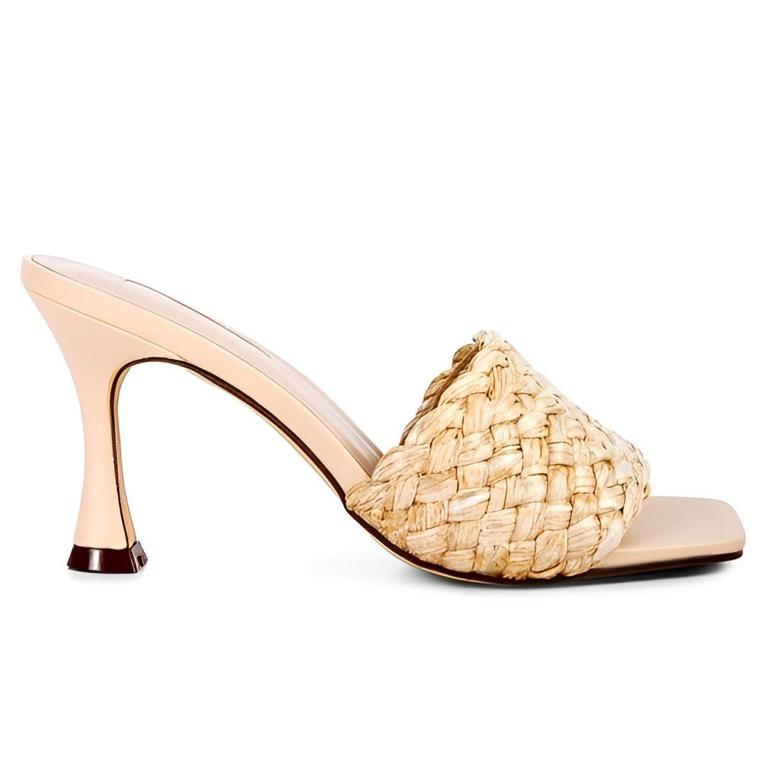 Nia Braided Strap Heeled Sandals
