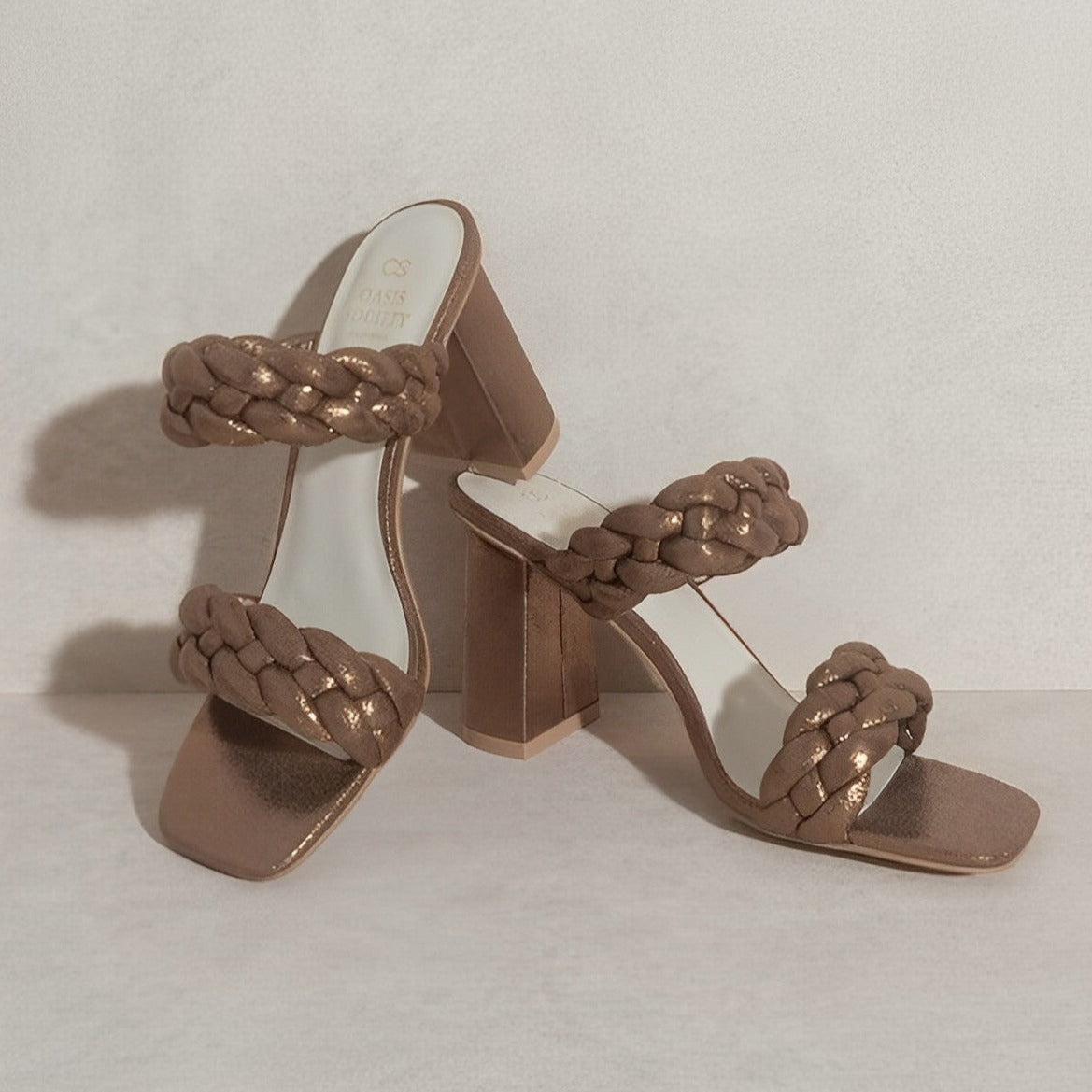 Savannah Metallic Heel