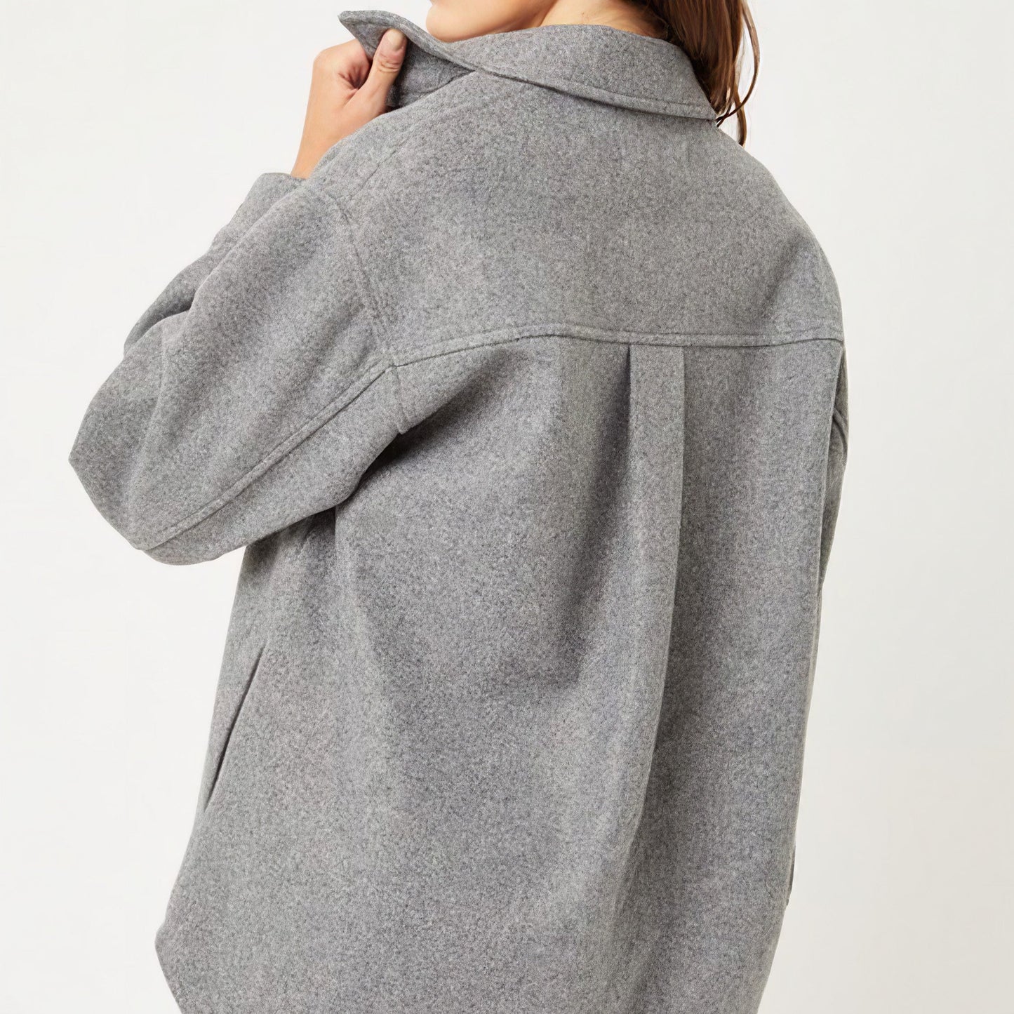 Steph Fleece Oversized Shacket