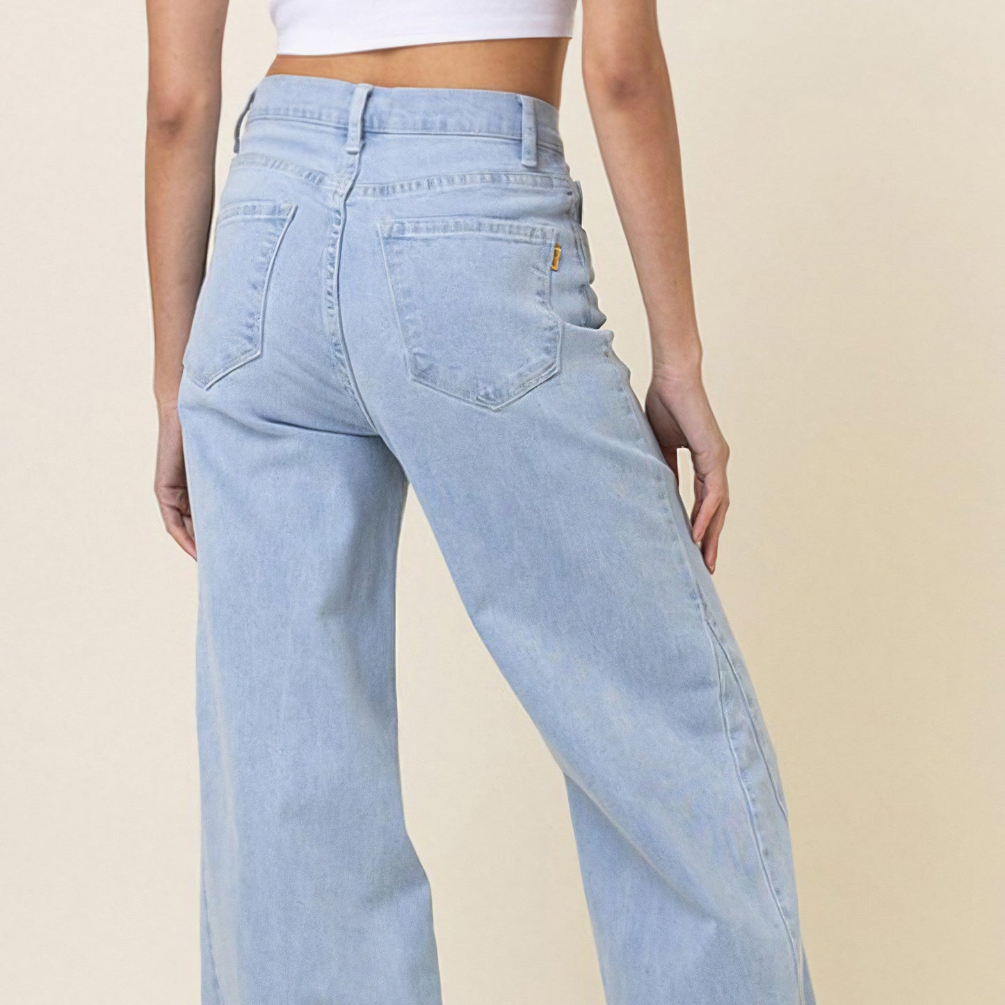Low Rider Wide Leg Jeans