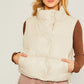 Faux Leather Padded Vest