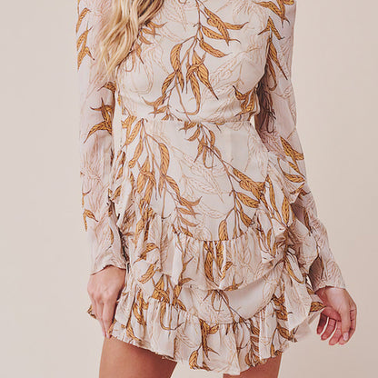 Fall in Love Mini Ruffle Dress