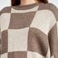 Freeze Frame Checkered Sweater