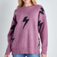 Lightening Bolt Crewneck Sweater