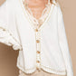 V-Neck Luxe Cardigan Sweater