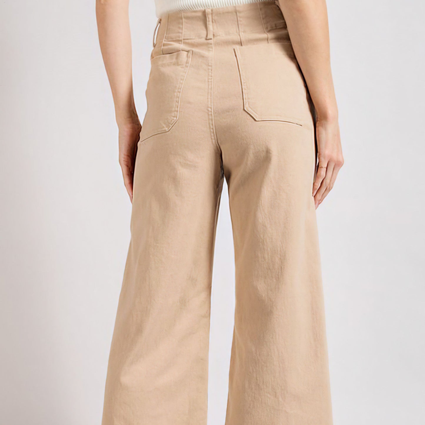 Soft Wash Wide Leg Pants