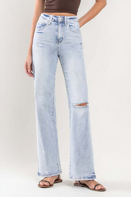 90's Vintage Super High-Rise Flare Jeans