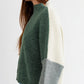 Color Block Oversized Sweater