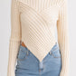 Asymmetrical Hem Sweater Top