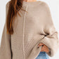 Ribbed Knitted Sweater