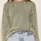 Mineral Wash Distressed Sweater