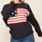 Distressed USA Logo Sweater