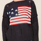 Distressed USA Logo Sweater