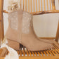 Cannes Pearl Studded Western Boots