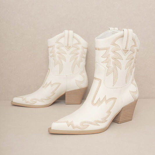 Nantes Embroidered Cowboy Boots
