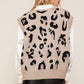 Leopard Sweater Vest