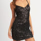 Sequin Mini Dress