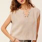 Slouchy Cropped Sweater Top