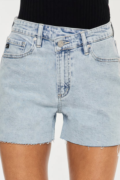 High Rise Crossover Shorts