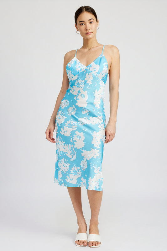 Forget-Me-Not Open Back Dress