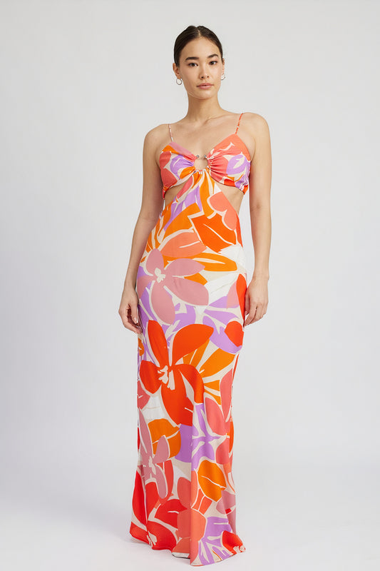 Ophelia Floral Maxi Dress