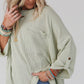 Ribbed Tab Sleeve oversized Top