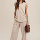 Soft Knit Tank and Sweat Pant Set