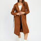 SUEDE TRENCH COAT