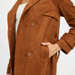 SUEDE TRENCH COAT