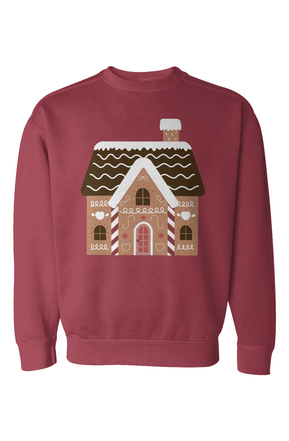 Comfort Colors Gingerbread House Crew Neck
