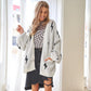 Lightning Bolt Oversized Open Sweater Cardigan