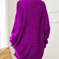 Solid Mock Neck Long Sleeve Knit Sweater